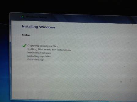 proses instal windows